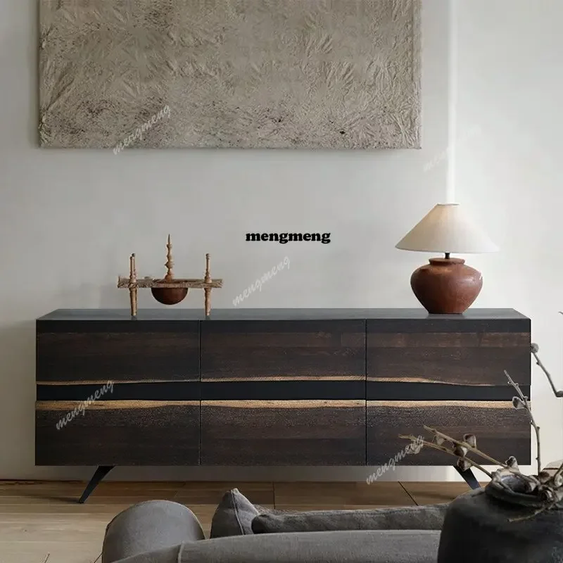 Hot sales Nordic retro solid wood dining side cabinet, living room decoration storage locker integrated against the wall, high-e
Hot sales Nordic retro solid wood dining side cabinet, living room decoration storage locker integrated against the wall, high-e