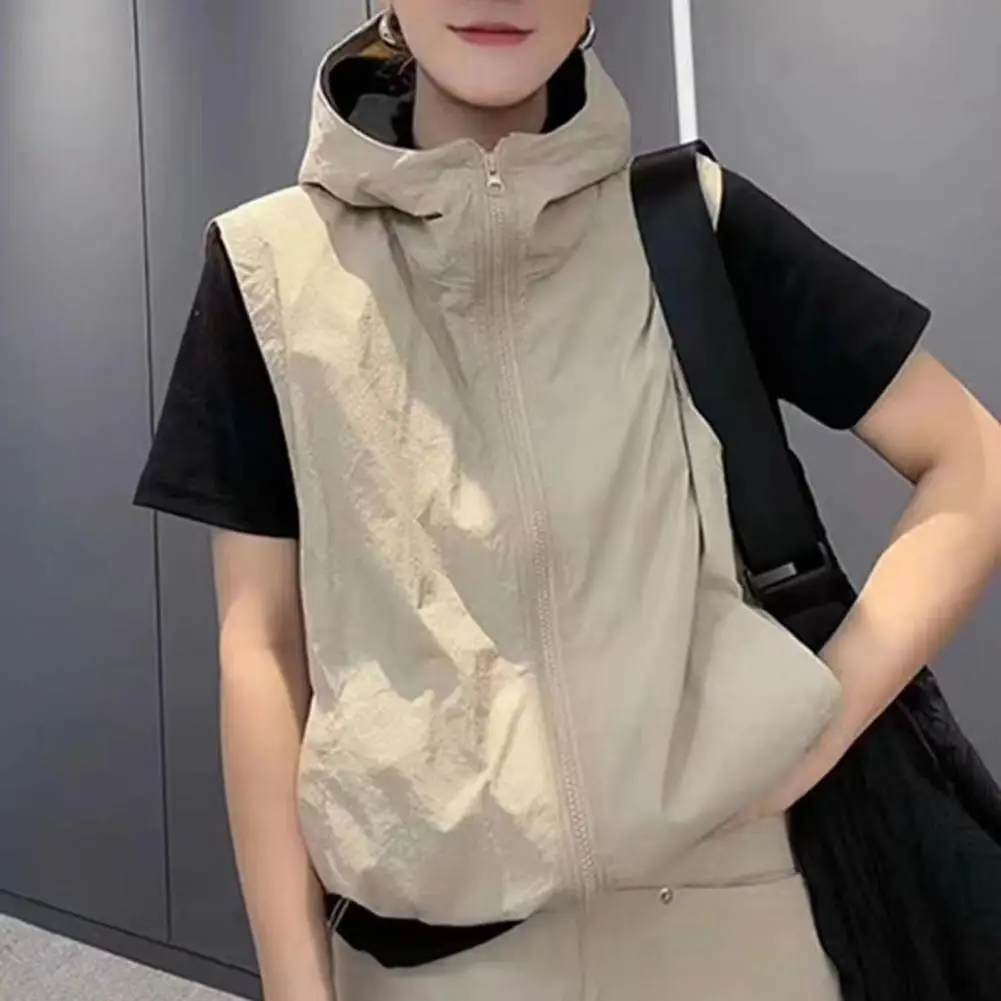 Hooded Sleeveless Jacket Sleeveless Hooded Waistcoat Stylish Sun Protection for Women's Casual Outings Zipper Vest
Hooded Sleeveless Jacket Sleeveless Hooded Waistcoat Stylish Sun Protection for Women's Casual Outings Zipper Vest