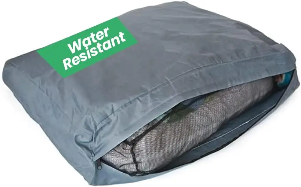 Water-Resistant Dog Bed Liner, Polyester Bed Liner For Dogs, Easy To Clean, Gray, Huge, 36”X 45”X 4.75”
Water-Resistant Dog Bed Liner, Polyester Bed Liner For Dogs, Easy To Clean, Gray, Huge, 36”X 45”X 4.75”