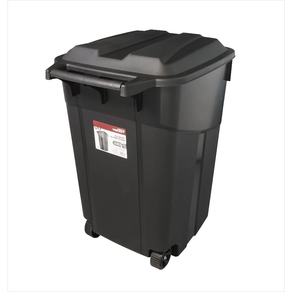 45 Gallon Wheeled Heavy Duty Trash Can with Attached Lid, Rolling Garbage Bin for Kitchen/Garage/Outdoor, Large Capacity Black Waste Container
45 Gallon Wheeled Heavy Duty Trash Can with Attached Lid, Rolling Garbage Bin for Kitchen/Garage/Outdoor, Large Capacity Black Waste Container