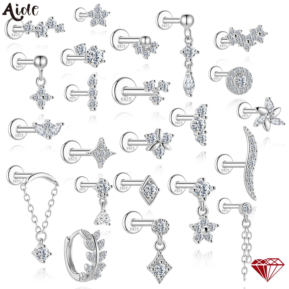 Aide S925 Sterling Silver Moissanite Piercing Stud Earrings For Women Valentine's Day gift Multi-Style Studs Layered Ear Jewelry
Aide S925 Sterling Silver Moissanite Piercing Stud Earrings For Women Valentine's Day gift Multi-Style Studs Layered Ear Jewelry