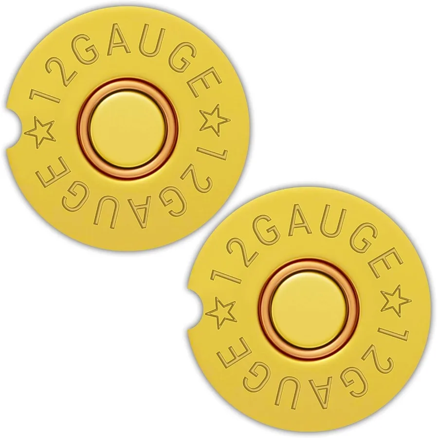 12 Gauge Car Coasters for Cup Holders - Cool Shotgun Shell Camo Car Accessories for Men Dad - Gun Lover Gt 2 Pack Absorbent Cer
12 Gauge Car Coasters for Cup Holders - Cool Shotgun Shell Camo Car Accessories for Men Dad - Gun Lover Gt 2 Pack Absorbent Cer
