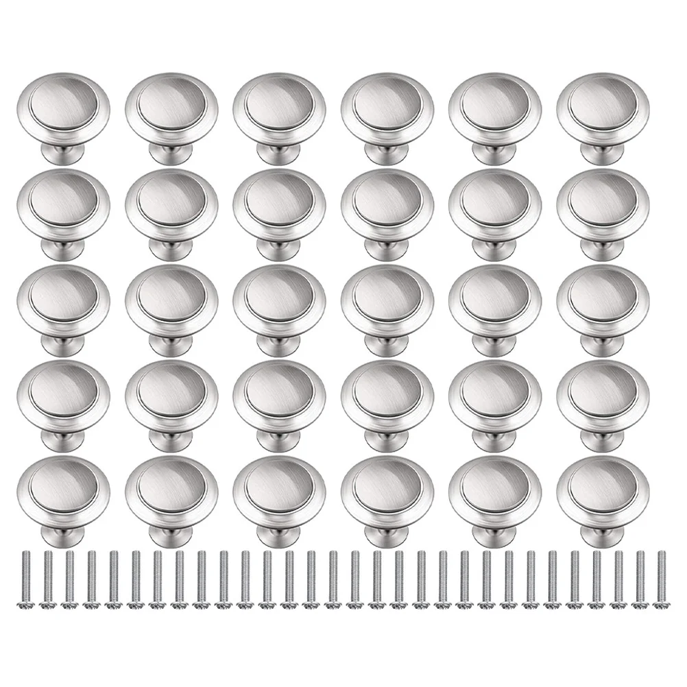 30Pcs Stainless Steel Round Cabinet Knobs Drawer Pulls for Dresser Cupboard Closet Kitchen Furniture Handles Dresser Knobs
30Pcs Stainless Steel Round Cabinet Knobs Drawer Pulls for Dresser Cupboard Closet Kitchen Furniture Handles Dresser Knobs