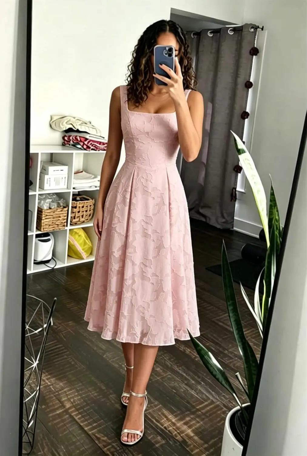 Floral Lace Bridesmaid Dresses for Women Tea Length A Line Pleated Wedding Guest Dress Formal Gown Evening Dresses Party Dress
Floral Lace Bridesmaid Dresses for Women Tea Length A Line Pleated Wedding Guest Dress Formal Gown Evening Dresses Party Dress