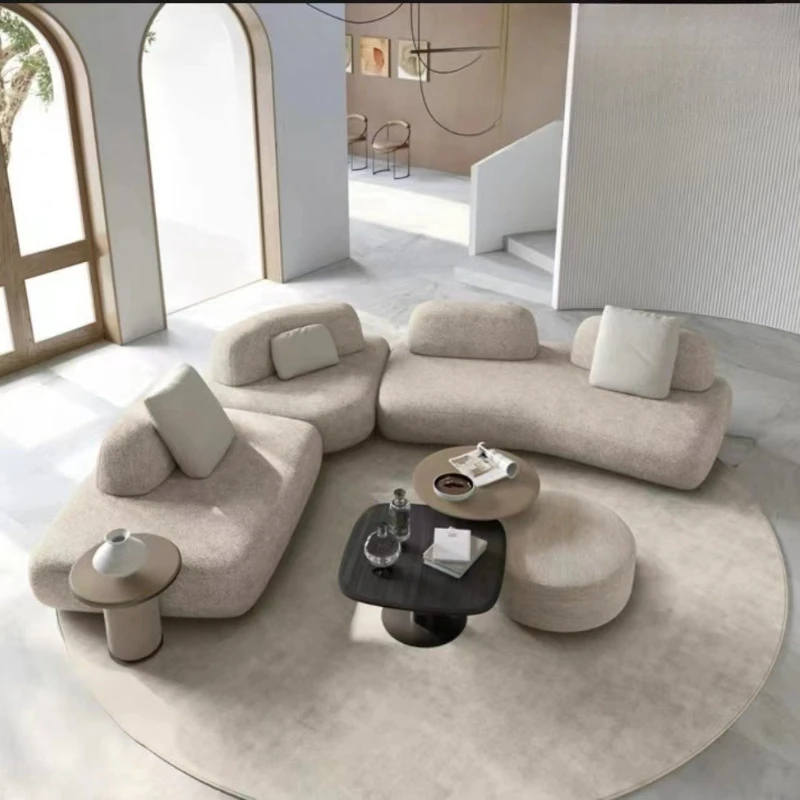 Modular combination sofa, large apartment pebble Nordic, living room mobile backrest
Modular combination sofa, large apartment pebble Nordic, living room mobile backrest