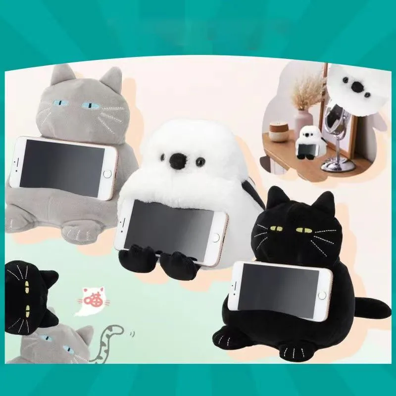 Plush Black Cat Shaped Phone Holder Creative Mannikin Gift Bird Tablet Suppiftort Bracket Desk Decorations Resin Ornament
Plush Black Cat Shaped Phone Holder Creative Mannikin Gift Bird Tablet Suppiftort Bracket Desk Decorations Resin Ornament