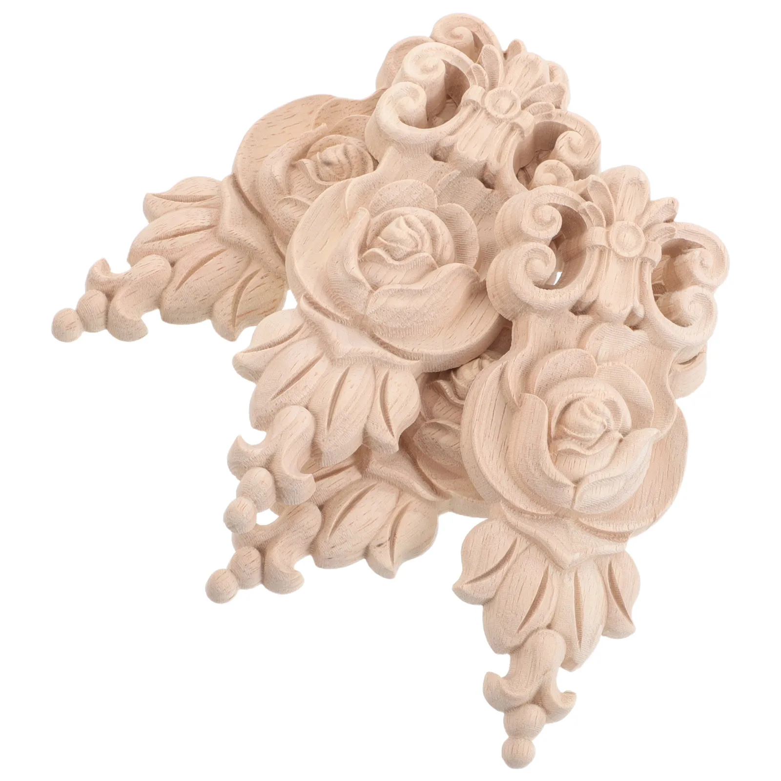 4pcs Solid Wood Decorative Decals Furniture Appliques Corner Onlays Wood Stickers Elegant European Style Carved Details
4pcs Solid Wood Decorative Decals Furniture Appliques Corner Onlays Wood Stickers Elegant European Style Carved Details