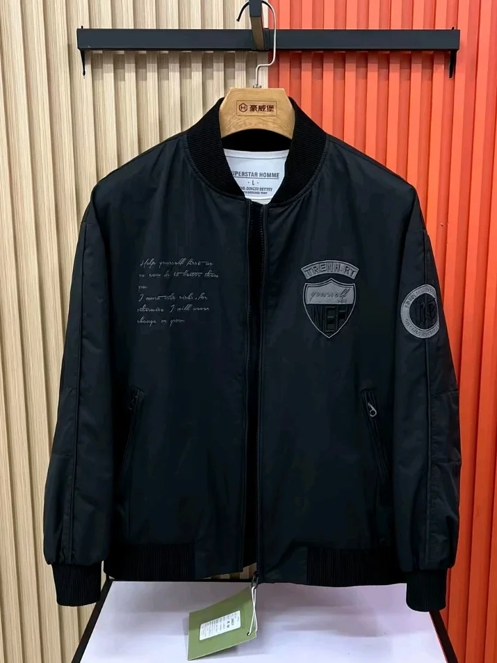 Spring Autumn Men's New Baseball Collar Jacket Outerwear Trendy Versatile High Quality Cool Standard Fit Long Sleeve Zipper C...
Spring Autumn Men's New Baseball Collar Jacket Outerwear Trendy Versatile High Quality Cool Standard Fit Long Sleeve Zipper C...