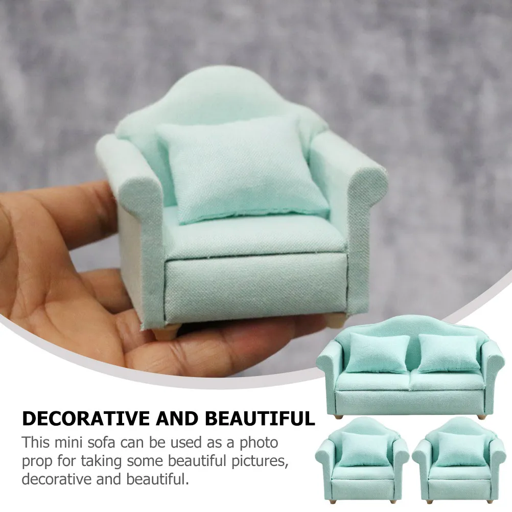 1Set Miniature Sofa Armchair Mini House Furniture Decorative Photo Prop Tiny Cute Sofa for Mini Room Decor Adorable Small Couch
1Set Miniature Sofa Armchair Mini House Furniture Decorative Photo Prop Tiny Cute Sofa for Mini Room Decor Adorable Small Couch