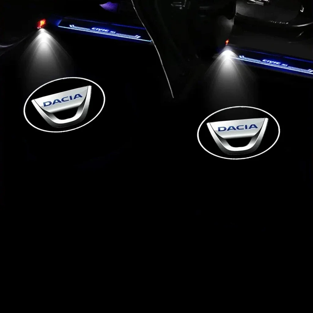 Car Door LED HD Welcome Courtesy Shadow Projector Lamp Logo Light For Dacia Duster Logan Sandero 2 Mcv Sandero MK Cilo Stepway
Car Door LED HD Welcome Courtesy Shadow Projector Lamp Logo Light For Dacia Duster Logan Sandero 2 Mcv Sandero MK Cilo Stepway