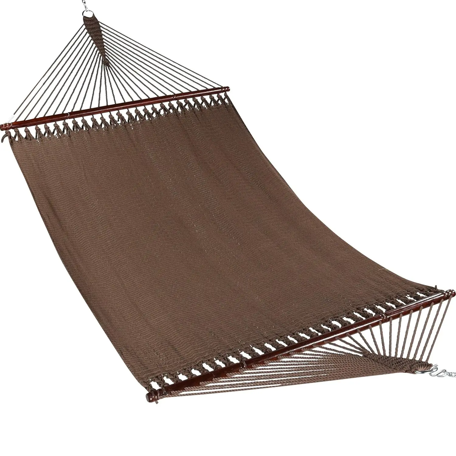 55in Soft-Spun Polyester Rope Hammock Outdoor Patio Yard 400lb Capacity, Customized
55in Soft-Spun Polyester Rope Hammock Outdoor Patio Yard 400lb Capacity, Customized