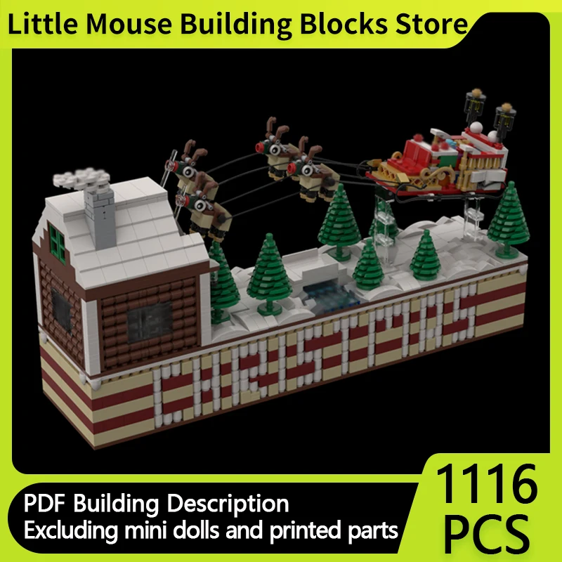 Street View Model MOC Building Bricks Christmas Reindeer Sled Base Modular Technology Gifts Holiday Assemble Children Toys Suit
Street View Model MOC Building Bricks Christmas Reindeer Sled Base Modular Technology Gifts Holiday Assemble Children Toys Suit