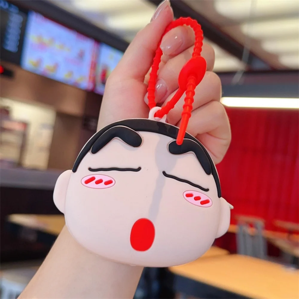 Crayon Shin-chan Soft Silicone Coin Purse Multi-functional Zipper Pouch Portable Cartoon Keychain Wallet for Coins Earphone Keys
Crayon Shin-chan Soft Silicone Coin Purse Multi-functional Zipper Pouch Portable Cartoon Keychain Wallet for Coins Earphone Keys
