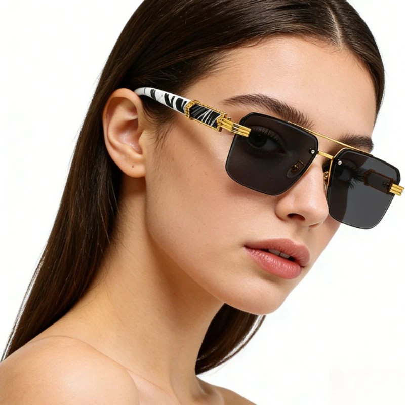 Fashion Half-frame Sunglasses Popular Women Men Shades Small Square Outdoor Hiking Glasses Female Male Summer Traveling Eyewear
Fashion Half-frame Sunglasses Popular Women Men Shades Small Square Outdoor Hiking Glasses Female Male Summer Traveling Eyewear