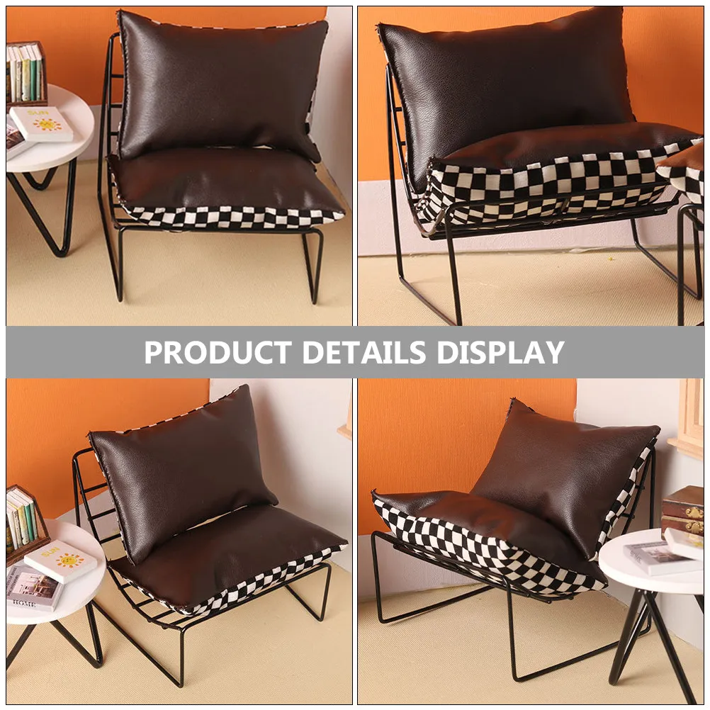 Alloy and Mini Chair for Miniature House Scenes Lifelike Detail Mini House Decoration Furniture Miniature Dining Room
Alloy and Mini Chair for Miniature House Scenes Lifelike Detail Mini House Decoration Furniture Miniature Dining Room