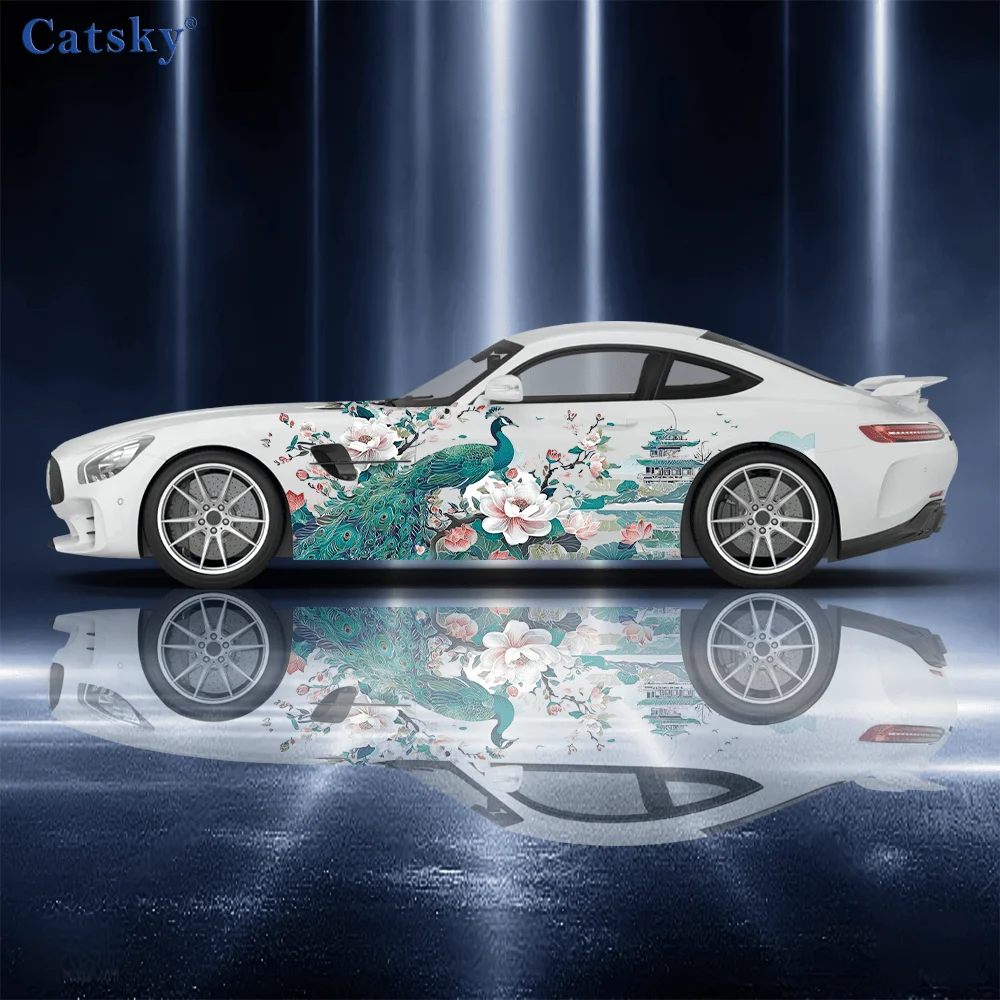 Peacock Pattern Stickers - Car Body Side Door Decals Decoration, Universal Fit for All Cars car vinyl wraps
Peacock Pattern Stickers - Car Body Side Door Decals Decoration, Universal Fit for All Cars car vinyl wraps