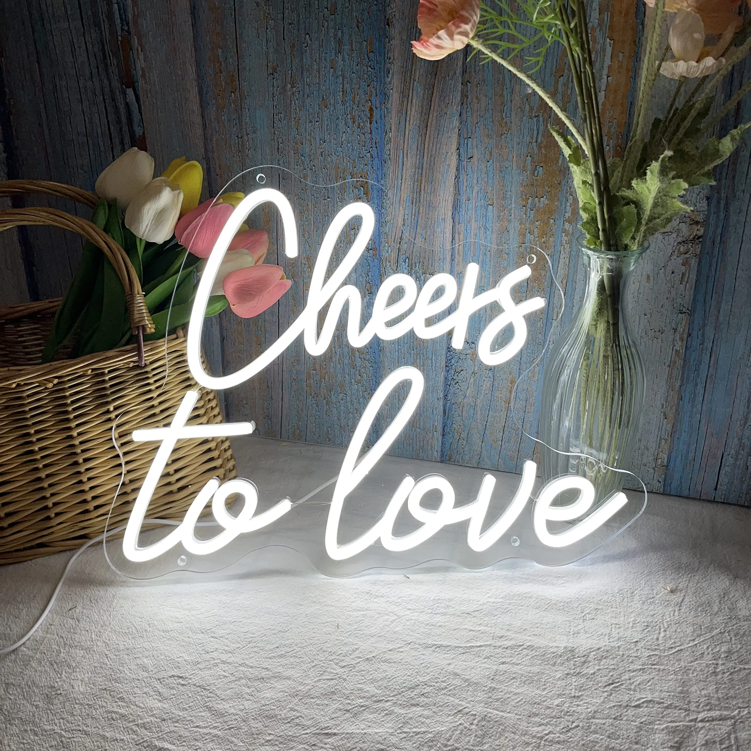 Cheers to Love Neon Sign for Wall Decor, Cheers to Love Led Sign with USB Supply for Bedroom Birthday Wedding Decor
Cheers to Love Neon Sign for Wall Decor, Cheers to Love Led Sign with USB Supply for Bedroom Birthday Wedding Decor