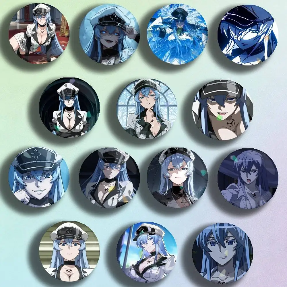 Akame ga KILL! Esdeath Badge Stage Brooches on Backpack Clothes Handmade Round Enamel Pins for Jewelry Gift Bag Accessory
Akame ga KILL! Esdeath Badge Stage Brooches on Backpack Clothes Handmade Round Enamel Pins for Jewelry Gift Bag Accessory