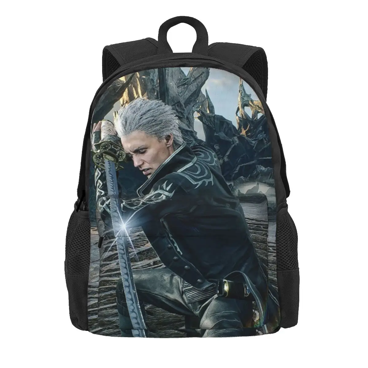 Vergil From The Devil May Cry Seri Backpack Daypack Large Capacity Boys Girls BookBag School Bag Shoulder Bags for Men Women
Vergil From The Devil May Cry Seri Backpack Daypack Large Capacity Boys Girls BookBag School Bag Shoulder Bags for Men Women