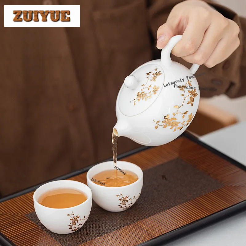 Xishi Golden Branch Jade Leaf Tea Set Complete Set Japanese Tea Ceremony Set Teapot And Tea Cup Set Teaware Accessories Gift
Xishi Golden Branch Jade Leaf Tea Set Complete Set Japanese Tea Ceremony Set Teapot And Tea Cup Set Teaware Accessories Gift