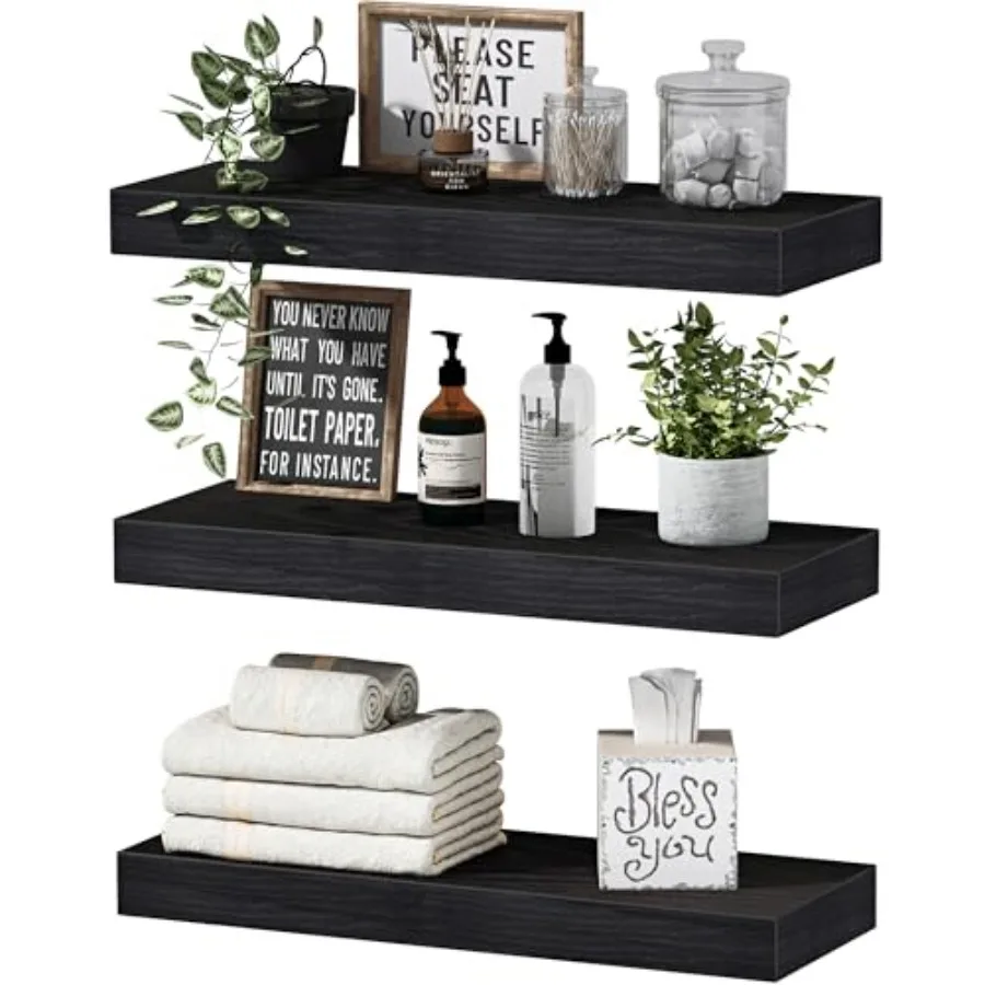 Floating Shelves for Wall Bathroom Shelf Bedroom Kitchen Living Room Hanging Book Shelves Small Farmhouse Decor 16 inch Set of
Floating Shelves for Wall Bathroom Shelf Bedroom Kitchen Living Room Hanging Book Shelves Small Farmhouse Decor 16 inch Set of