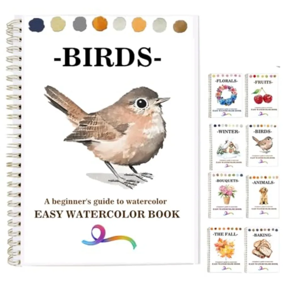 Watercolor Workbooks Coloring Book Beginner Friendly Painting Kit Easy Nature Scenes Paint Set Art Crafts for Creative Explorat
Watercolor Workbooks Coloring Book Beginner Friendly Painting Kit Easy Nature Scenes Paint Set Art Crafts for Creative Explorat