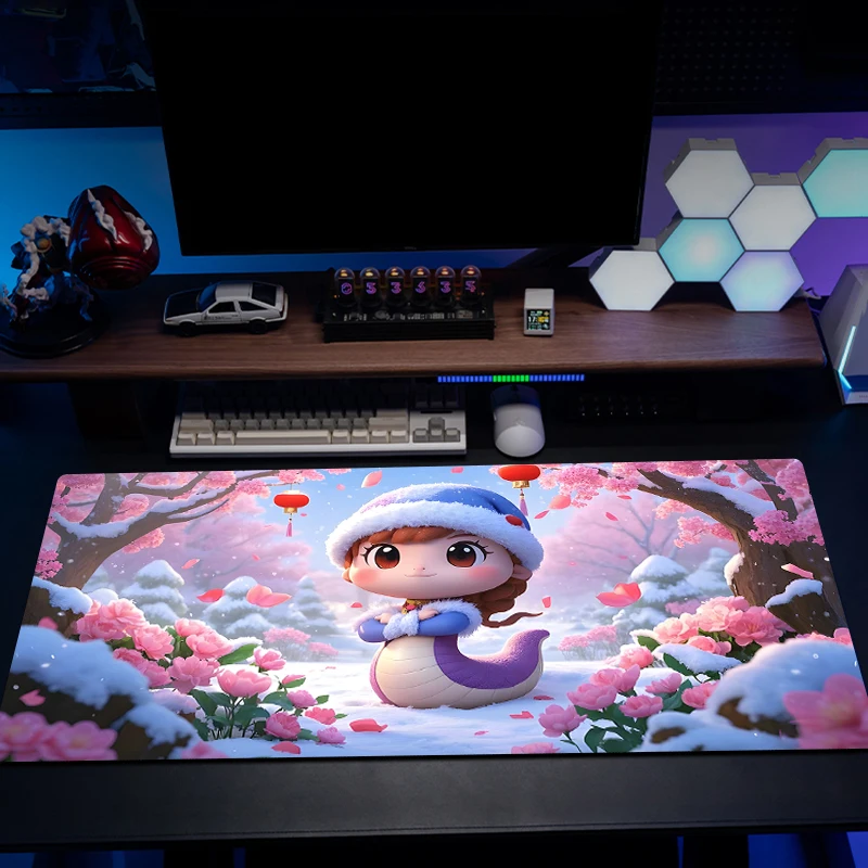 Year of the Snake limited mouse pad rubber non-slip gaming pads oversized floor mat high-end luxury peripheral accessories XXL
Year of the Snake limited mouse pad rubber non-slip gaming pads oversized floor mat high-end luxury peripheral accessories XXL