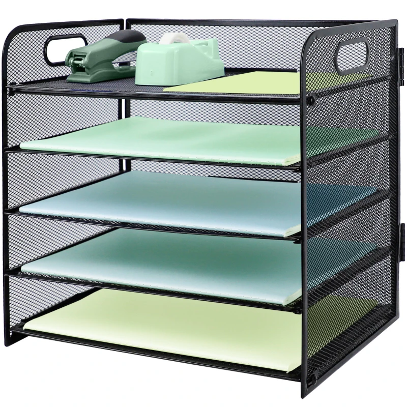 New product five-layer office wrought iron file rack desktop file rack foldable file storage rack fine packaging
New product five-layer office wrought iron file rack desktop file rack foldable file storage rack fine packaging