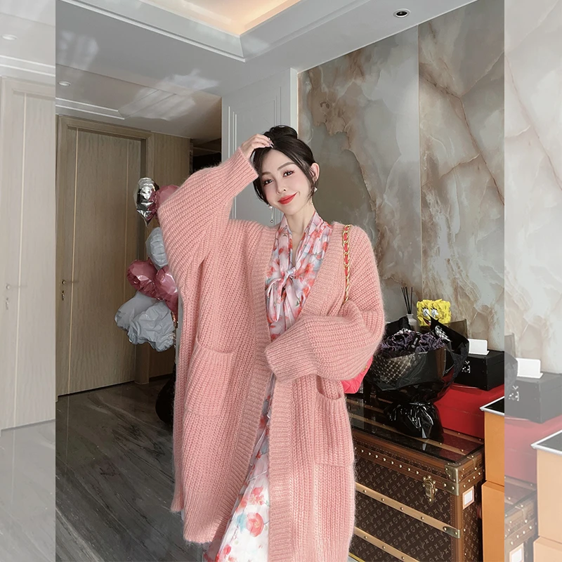 Женский комплект Yuxiao Xiao: кардиган и платье с цветочным принтом, осень 2023, новинка, повседневный модный костюм-двойка для отдыха
Женский комплект Yuxiao Xiao: кардиган и платье с цветочным принтом, осень 2023, новинка, повседневный модный костюм-двойка для отдыха