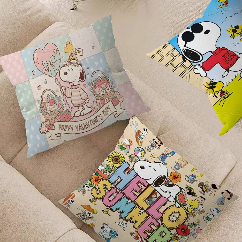 Cartoon S-Snoopys Pillow Cushion Cover Pillowcase Living Room Sofa Home Decor Customized
Cartoon S-Snoopys Pillow Cushion Cover Pillowcase Living Room Sofa Home Decor Customized