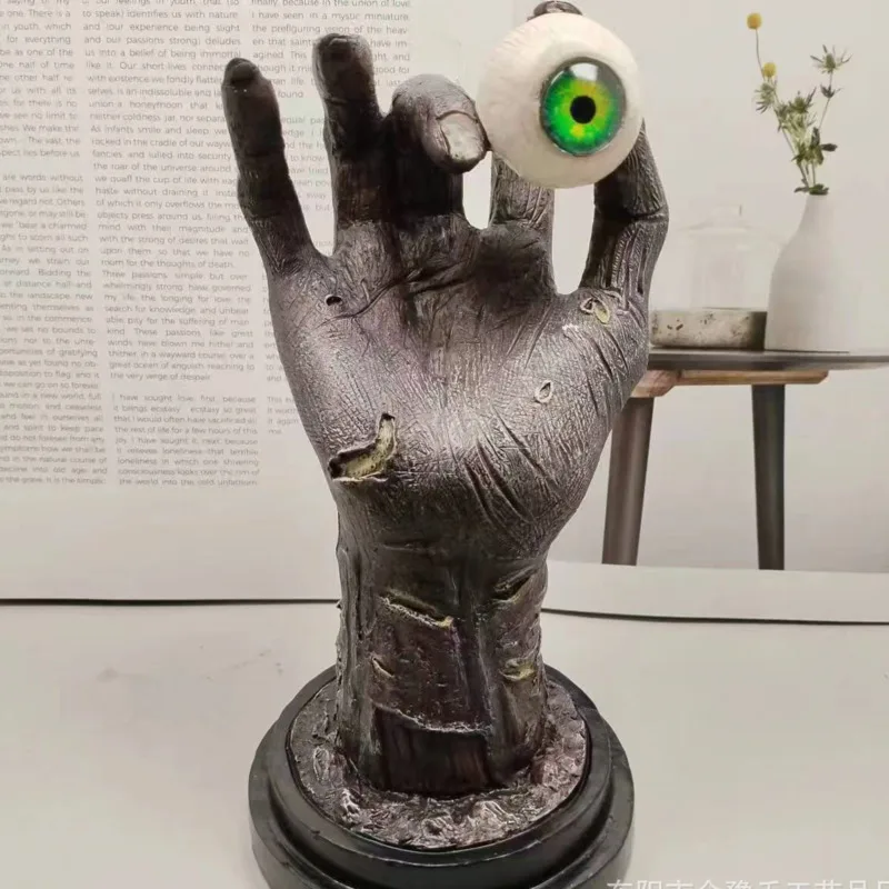 Hands Of Evil Eyed Witches Ornaments Halloween Home Atmosphere Party Creative Personality Terror Resin Crafts Decoration Gifts
Hands Of Evil Eyed Witches Ornaments Halloween Home Atmosphere Party Creative Personality Terror Resin Crafts Decoration Gifts