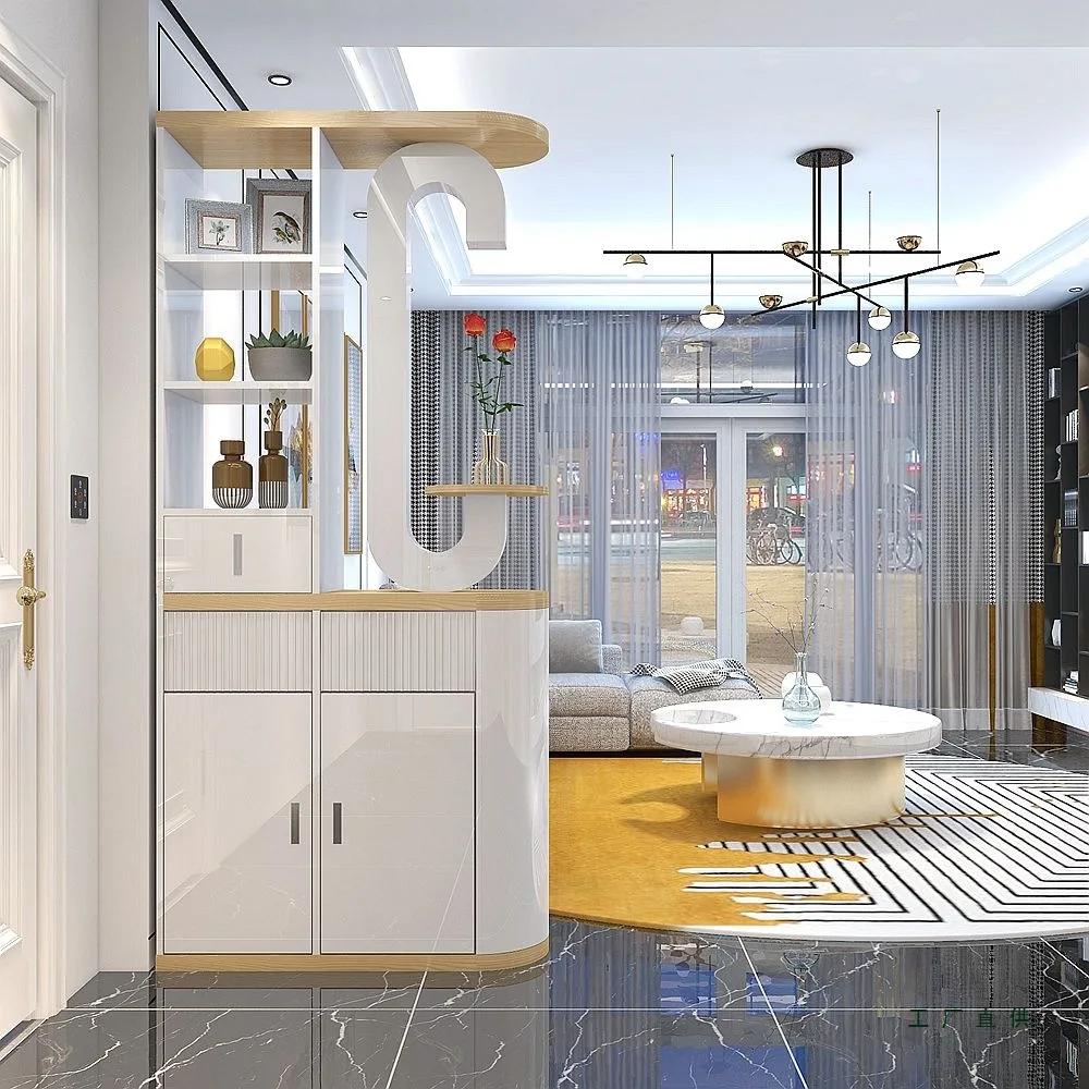 Гостиная, входной шкаф, обувной шкаф, встроенная перегородка, украшение дверного экрана, винный шкаф прихожей
Гостиная, входной шкаф, обувной шкаф, встроенная перегородка, украшение дверного экрана, винный шкаф прихожей