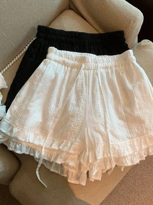 Lace Trim Wide Leg Pants Women Summer Loose Casual Base A-Line Shorts Hot Pants Ins High Waist Straight Tube Pants Commute Style
Lace Trim Wide Leg Pants Women Summer Loose Casual Base A-Line Shorts Hot Pants Ins High Waist Straight Tube Pants Commute Style