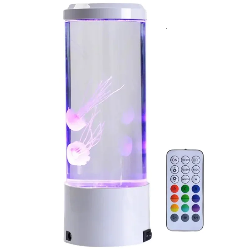 A25F-LED Jellyfish Night Light With Remote Control USB Powered Colorful Lighting Modes For Home Office Desktop Decorative
A25F-LED Jellyfish Night Light With Remote Control USB Powered Colorful Lighting Modes For Home Office Desktop Decorative