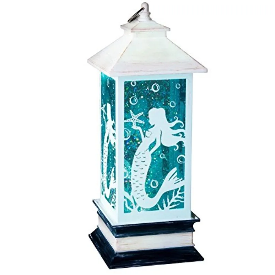 Lighted MERMAID Lantern Table Top Figurine Light Shimmers and Sparkles Battery Op
Lighted MERMAID Lantern Table Top Figurine Light Shimmers and Sparkles Battery Op