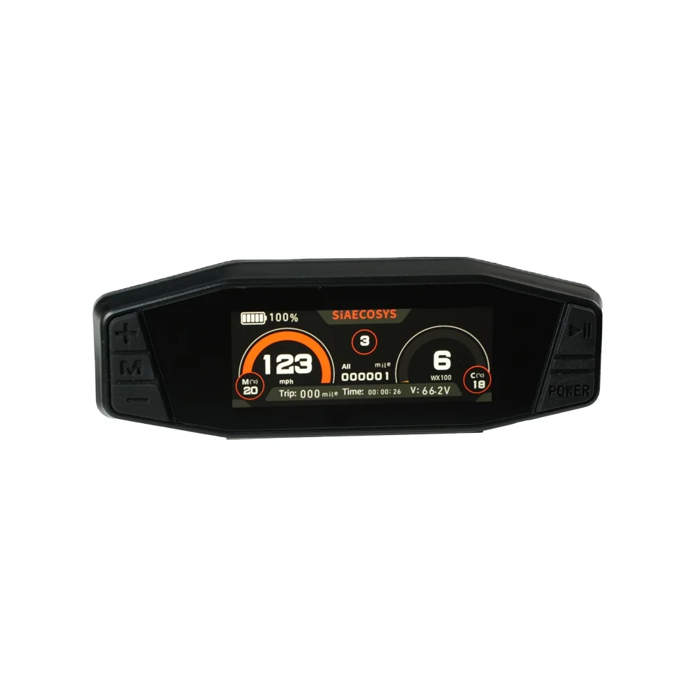 New Arrival 3.13inch TFT Speedometer SCJ313 For Electric Motorcycles CAN BUS One-Lin Protocol Made Durable Plastic
New Arrival 3.13inch TFT Speedometer SCJ313 For Electric Motorcycles CAN BUS One-Lin Protocol Made Durable Plastic