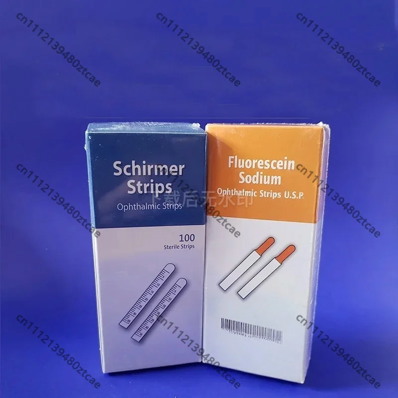 Fluorescein Sodium Test Paper, Tear Test Filter Paper Fluorescent Strip, Individual Pack Eye Exam Tool
Fluorescein Sodium Test Paper, Tear Test Filter Paper Fluorescent Strip, Individual Pack Eye Exam Tool