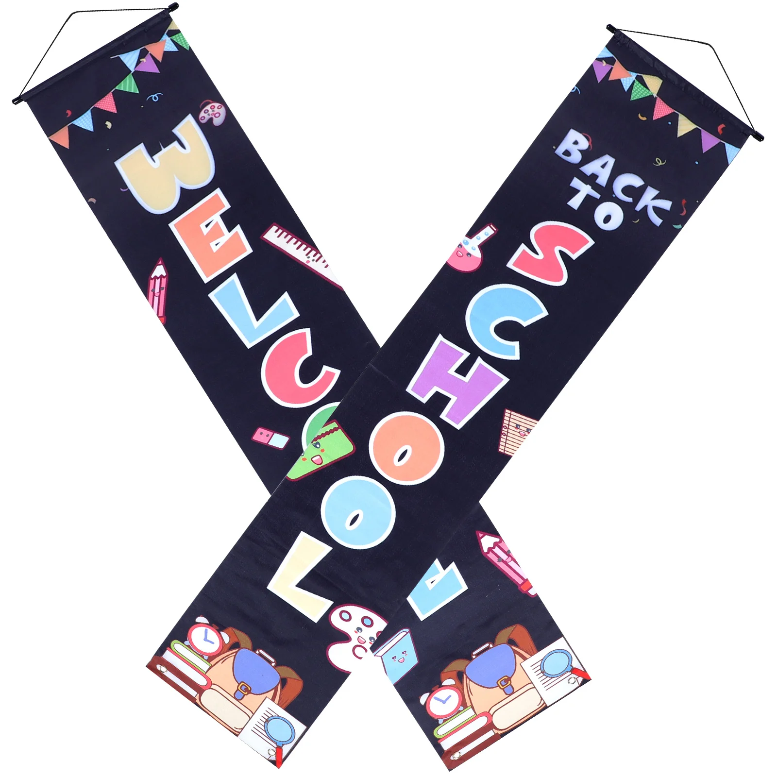 Polyester Welcome Banner for Back to School Season Classroom Door Decoration Hanging Beads Office Gate Campus Path
Polyester Welcome Banner for Back to School Season Classroom Door Decoration Hanging Beads Office Gate Campus Path