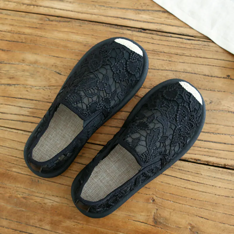 Breathable Hollow out Cotton Linen Flat Bottom Mary Jane Tea Art Sandals round Toe Low Cut Casual Summer Shoes for Young Women
Breathable Hollow out Cotton Linen Flat Bottom Mary Jane Tea Art Sandals round Toe Low Cut Casual Summer Shoes for Young Women