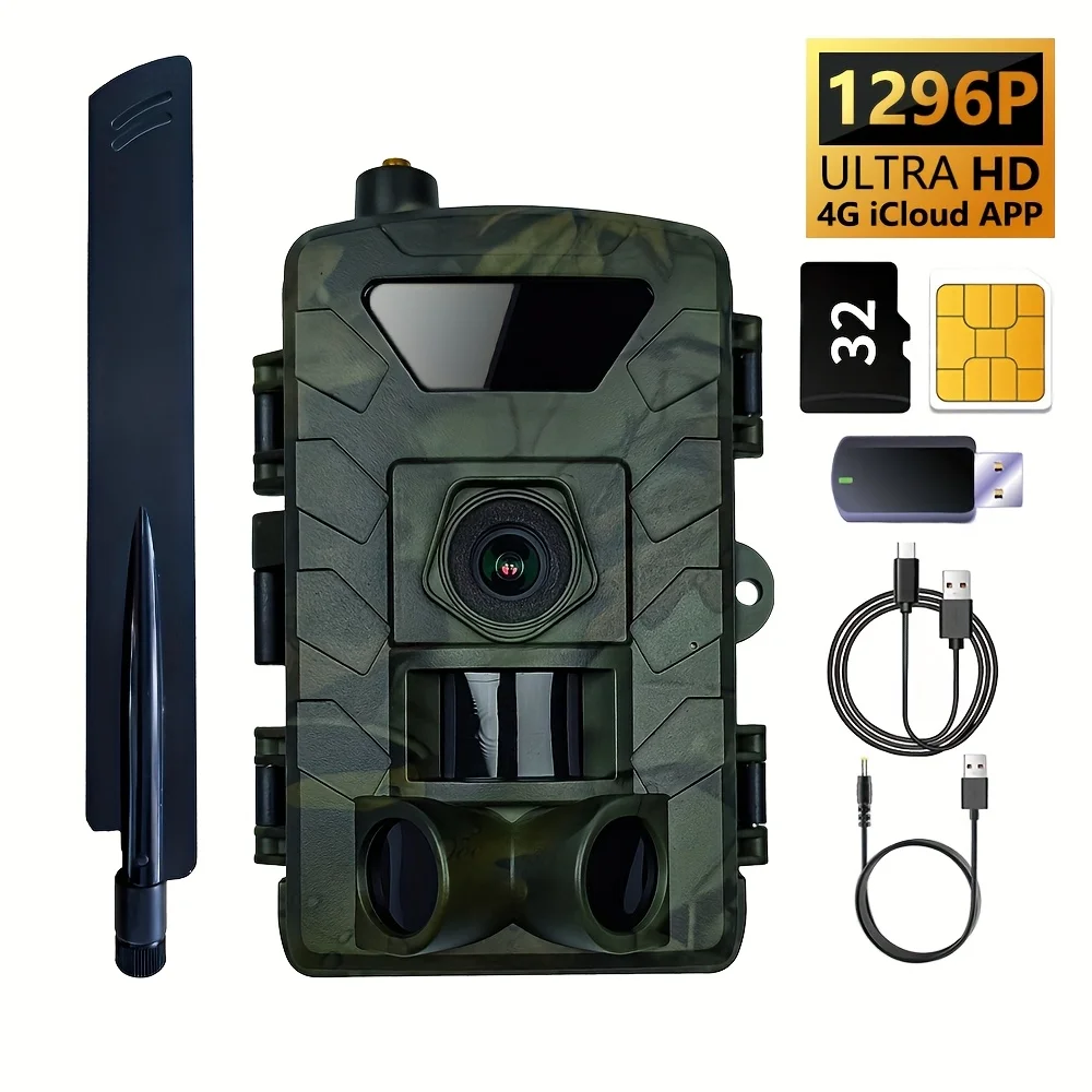 Lantoocam Cellular Hunting Camera, 4G LTE Game Camera, Send Pictures to Your Cell Phone, Home, Outdoor Wireless Security Camera, Farm Surveillance Camera, 32g Card Card Reader, Valentine's Day Easter Father's Day Family Gift, Used In The Americas, Best fo
Lantoocam Cellular Hunting Camera, 4G LTE Game Camera, Send Pictures to Your Cell Phone, Home, Outdoor Wireless Security Camera, Farm Surveillance Camera, 32g Card Card Reader, Valentine's Day Easter Father's Day Family Gift, Used In The Americas, Best fo