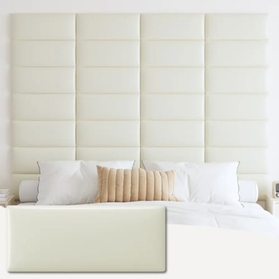 IFNOW Wall Mounted Upholstered Headboard Full 3D Peel and Stick Soundproof Wall Panels Reusable and Removable Padded Headboard
IFNOW Wall Mounted Upholstered Headboard Full 3D Peel and Stick Soundproof Wall Panels Reusable and Removable Padded Headboard