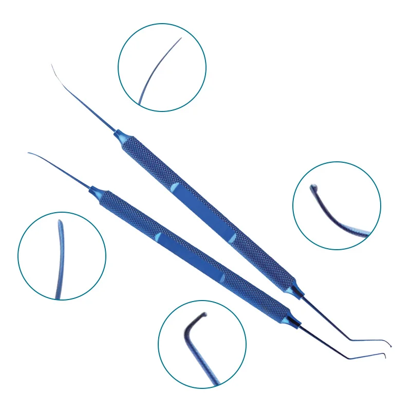 1pcs Lens Manipulator Hook Double Ended Hook Eyelid Tools Ophthalmic Instrument
1pcs Lens Manipulator Hook Double Ended Hook Eyelid Tools Ophthalmic Instrument