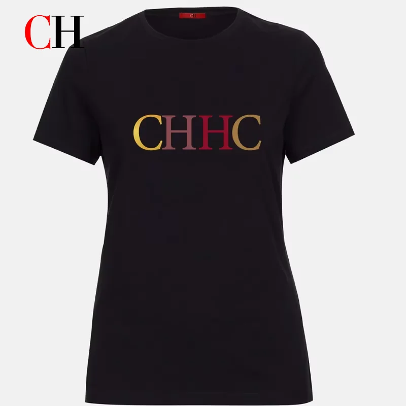 CH Soft Casual Short Sleeve Tee CHHC Trendy Letter Printed Element Classic Crew Neck Daily Commuter Women Top
CH Soft Casual Short Sleeve Tee CHHC Trendy Letter Printed Element Classic Crew Neck Daily Commuter Women Top