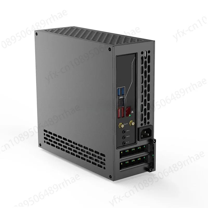 5-liter mini A24-V5 dual slot single display power chassis, double-sided chamfering
5-liter mini A24-V5 dual slot single display power chassis, double-sided chamfering