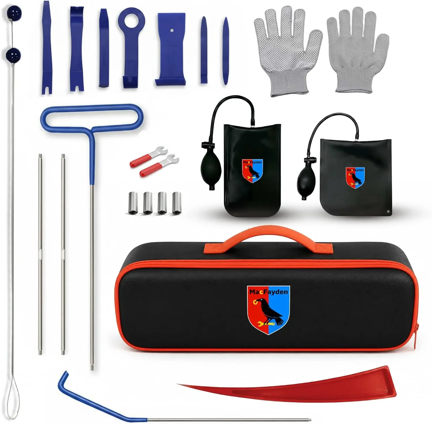 24 PCS Stainless Steel Repair Tool Kit with Carry Bag
24 PCS Stainless Steel Repair Tool Kit with Carry Bag