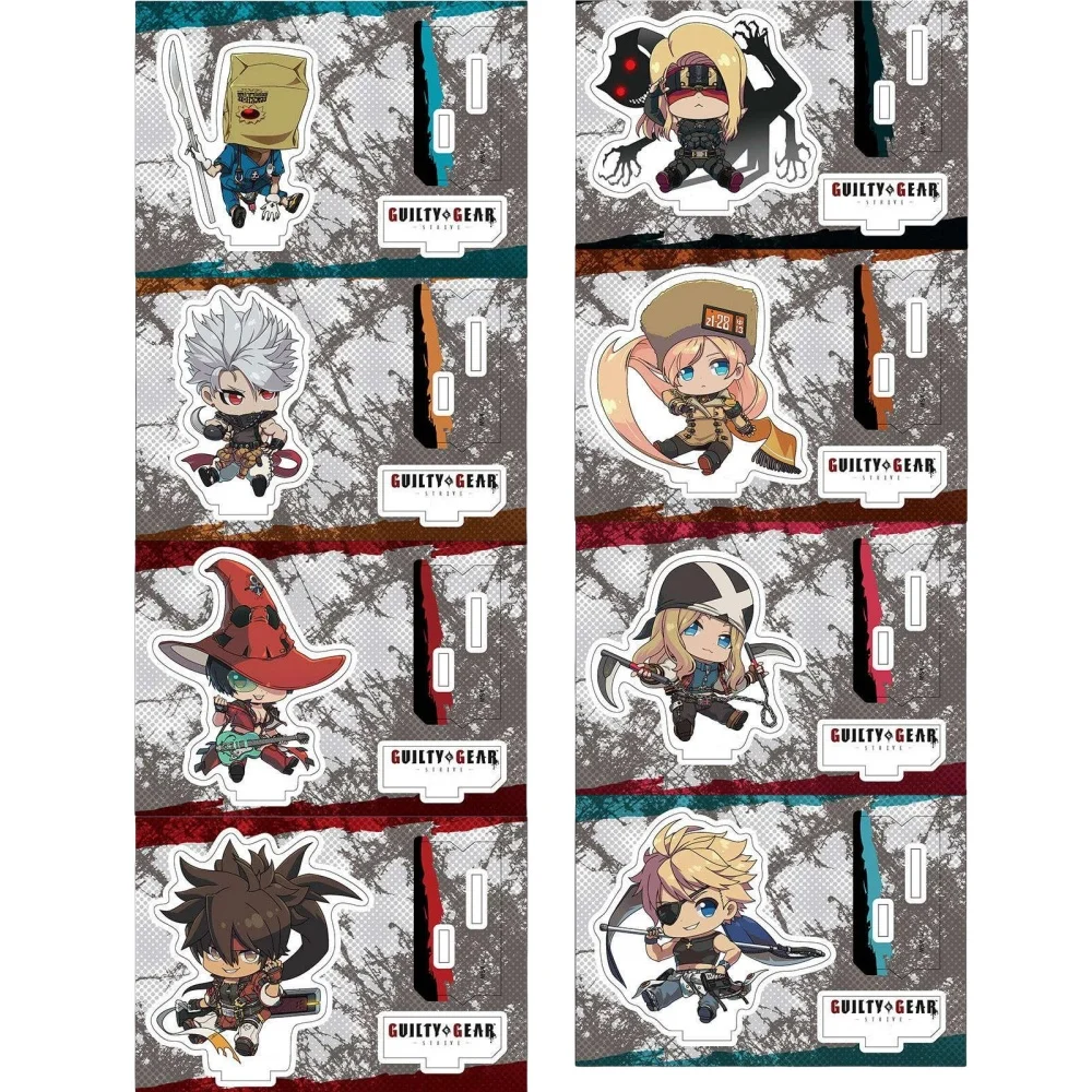 Anime Fans Gifts Guilty Gear Kiske Bridget Testament Baiken HD Figures Double insertion Acrylic Stand Desktop Ornament About10cm
Anime Fans Gifts Guilty Gear Kiske Bridget Testament Baiken HD Figures Double insertion Acrylic Stand Desktop Ornament About10cm