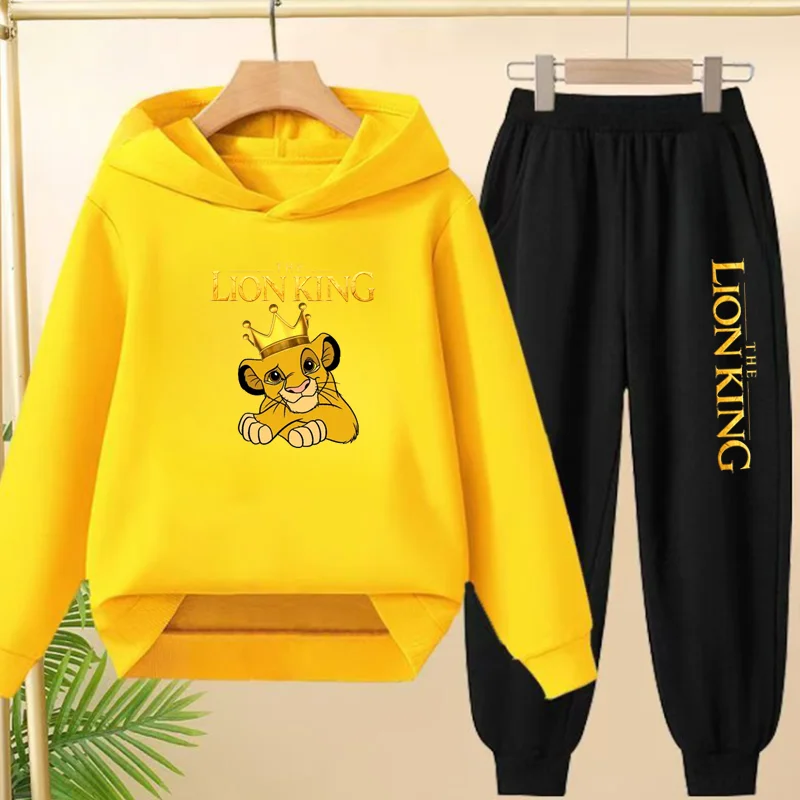 Children's Hoodie Lion Simba Print Pullover 3-12Yrs Charming Coat Sweatshirt+Pants Boys Girls Toddler Trendy Clothes Leisure Set
Children's Hoodie Lion Simba Print Pullover 3-12Yrs Charming Coat Sweatshirt+Pants Boys Girls Toddler Trendy Clothes Leisure Set