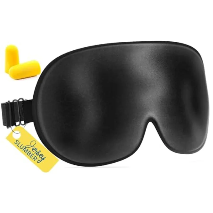 Jersey Slumber 100% Silk Sleep Mask for Women Men Side Sleeper - Light Blocking Eye Mask for Sleeping, Zero Pressure Soft Blind
Jersey Slumber 100% Silk Sleep Mask for Women Men Side Sleeper - Light Blocking Eye Mask for Sleeping, Zero Pressure Soft Blind