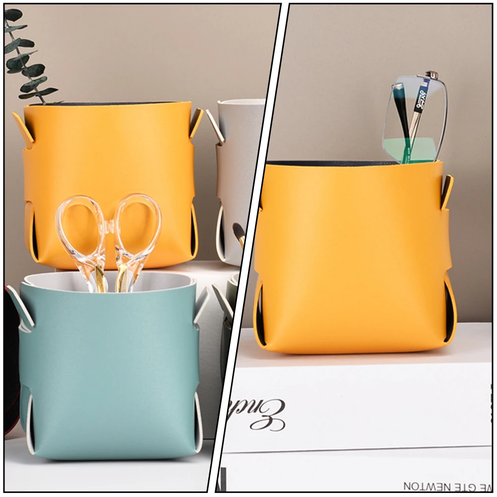 2pcs Minimalist Storage Baskets For Keys Watches Makeup Foldable Pu Containers Multi-Functional Gadget Organizers Home
2pcs Minimalist Storage Baskets For Keys Watches Makeup Foldable Pu Containers Multi-Functional Gadget Organizers Home