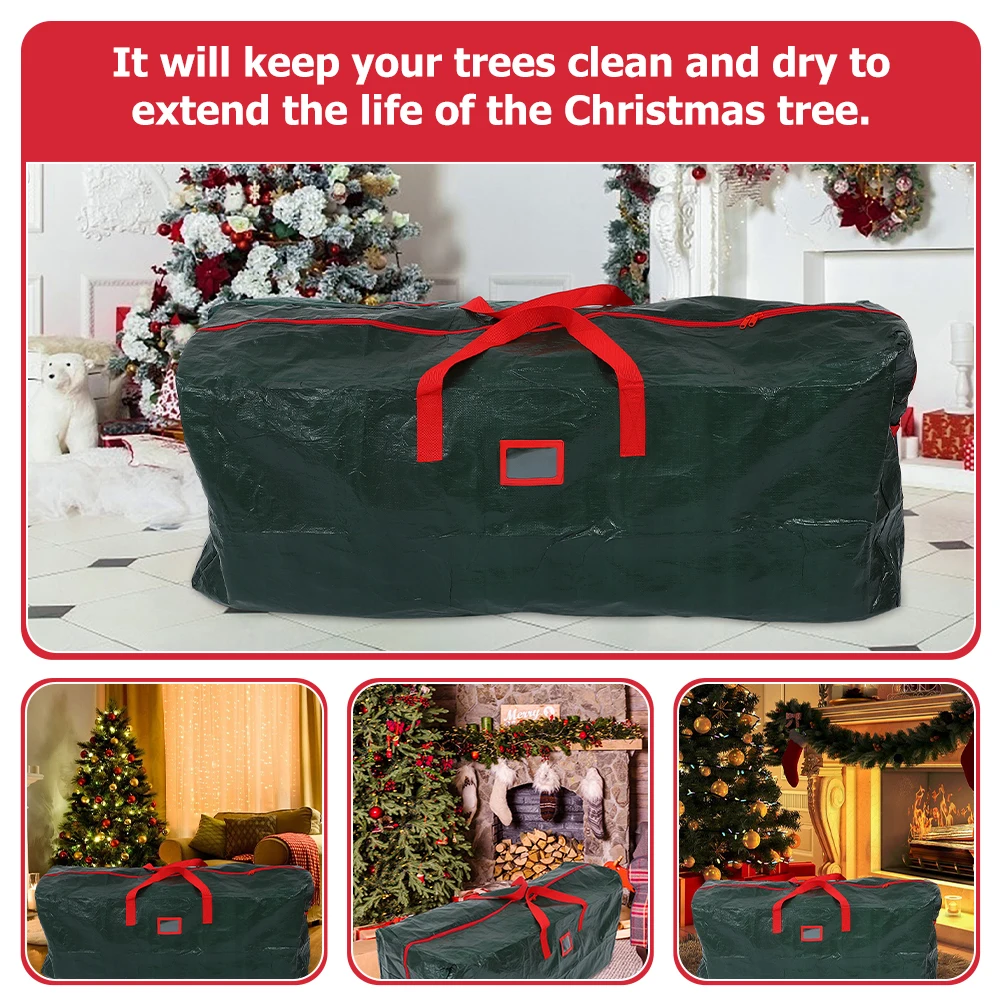 Christmas Tree Storage Bag Large Waterproof Zippered Organizer Carry Handles Practical Storage Pouch for Home
Christmas Tree Storage Bag Large Waterproof Zippered Organizer Carry Handles Practical Storage Pouch for Home